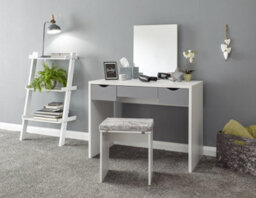 Gfw Elizabeth Dressing Table Set White