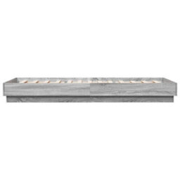Berkfield Bed Frame Without Mattress Grey Sonoma 90X200 Cm Engineered Wood - thumbnail 5