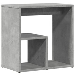 Berkfield Side Tables 2 Pcs Concrete Grey 50X30X50 Cm Engineered Wood - thumbnail 5