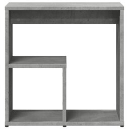 Berkfield Side Tables 2 Pcs Concrete Grey 50X30X50 Cm Engineered Wood - thumbnail 6