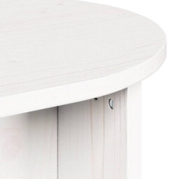 Berkfield Coffee Table White 80 X 39.5 X 35 Cm Solid Pine Wood - thumbnail 9