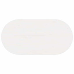 Berkfield Coffee Table White 80 X 39.5 X 35 Cm Solid Pine Wood - thumbnail 8