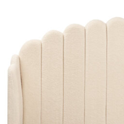 Beliani Bed Boucle Ambillou 160 X 200 Cm (Eu King Size) Beige - thumbnail 8