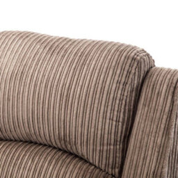 More4Homes Postana Manual High Back Jumbo Cord Fabric Recliner 3 Seater Sofa (Brown) - thumbnail 7