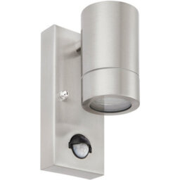 Automatic Outdoor Ip44 Wall Down Light With Pir - 7W Led Gu10 - Stainless Steel - thumbnail 3