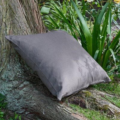 Dibor Plain Brown Cotton Indoor Garden Furniture Chair Sofa Bench Cushion (L)50Cm X (W)50Cm - image 1