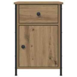 Berkfield Bedside Cabinet Artisan Oak 40X42X60 Cm Engineered Wood - thumbnail 6