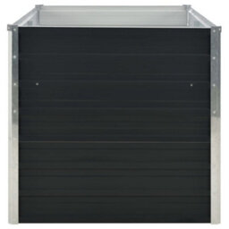 Berkfield Raised Garden Bed Anthracite 160X80X77 Cm Galvanised Steel - thumbnail 4