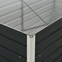 Berkfield Raised Garden Bed Anthracite 160X80X77 Cm Galvanised Steel - thumbnail 5