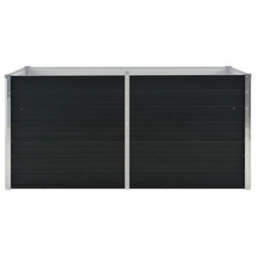 Berkfield Raised Garden Bed Anthracite 160X80X77 Cm Galvanised Steel - thumbnail 3