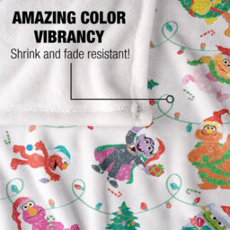 Sesame Street Silky Lights Supersoft Blanket Multicoloured (One Size) - thumbnail 4