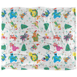 Sesame Street Silky Lights Supersoft Blanket Multicoloured (One Size) - thumbnail 1