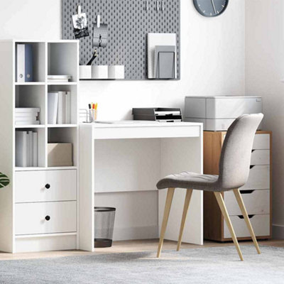 Berkfield Desk White 80X50X76 Cm Engineered Wood - image 1