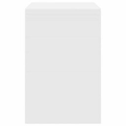 Berkfield Desk White 80X50X76 Cm Engineered Wood - thumbnail 5