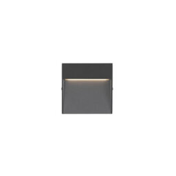 Luminosa Lighting Luminosa Nod Square Led Outdoor Recessed Wall Lamp Black, Opal, Warm-White 3000K, Ip65 - thumbnail 3