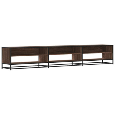 Berkfield Industrial Tv Cabinet Brown Oak 270X40X46 Cm Engineered Wood
