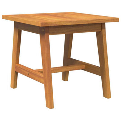 Berkfield Modern Side Table Brown Solid Acacia Wood - image 1