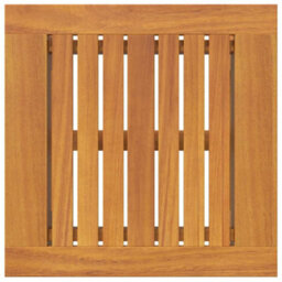 Berkfield Modern Side Table Brown Solid Acacia Wood - thumbnail 8