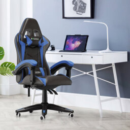 Onemill Ergonomic Gaming And Office Chair With Adjustable Features, Lumbar Support, And Stylish Color Options(Black-Blue)