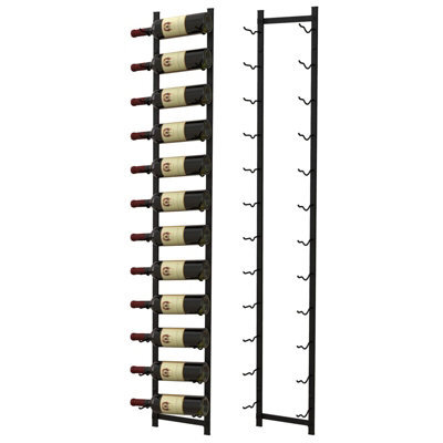 Costway 12 Bottles Wall Mounted Wine Rack Hanging Wine Display Metal Wine Bottle Holder - image 1