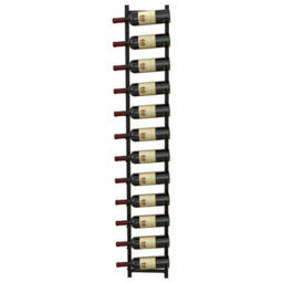 Costway 12 Bottles Wall Mounted Wine Rack Hanging Wine Display Metal Wine Bottle Holder - thumbnail 4