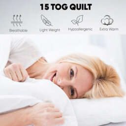 Luxury Hotel-Quality Double Duvet  15 Tog Super Warm Quilt - thumbnail 2