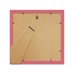 "9X9"" Pink Picture Frame - 9X9"" Square Frame With 5X5"" Mount For 9X9""/5X5"" Pictures Moderrn Style Thin Edge, 1 Pack" - thumbnail 4