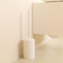 Cosmic Toilet Brush, Free-Standing, Matt White, Architect S+ Collection - thumbnail 2