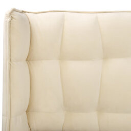 Beliani Bed Velvet Senlis 180 X 200 Cm (Eu Super King) Beige - thumbnail 9