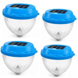4 Pcs Solar Pool Lights, Rgb Color Floating Pool Lights, Ip67 Waterproof Party Decorations For Above Ground/inground Pools - thumbnail 2