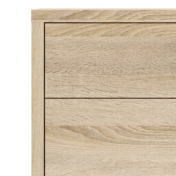 Furniture To Go Prima Bookcase 1 Shelf With 2 Drawers And 2 Doors In Oak - thumbnail 6