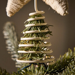 Dibor Cream Jute Star Christmas Decorations Tree Topper - thumbnail 4