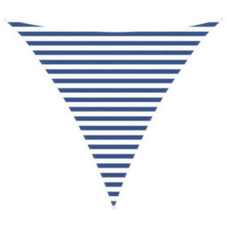 Walplus Sun Shade Sail Blue And White 3 X 3 X 3 M 100% Polyester Oxford - thumbnail 2