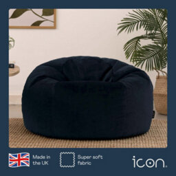 icon Kingston Classic Velvet Bean Bag Chair Flowers Bean Bags - thumbnail 5
