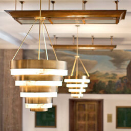 Luminosa Lighting Luminosa Hinkley Echelon Cylindrical Pendant Ceiling Light Heritage Brass - thumbnail 5