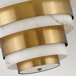 Luminosa Lighting Luminosa Hinkley Echelon Cylindrical Pendant Ceiling Light Heritage Brass - thumbnail 2