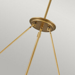 Luminosa Lighting Luminosa Hinkley Echelon Cylindrical Pendant Ceiling Light Heritage Brass - thumbnail 3