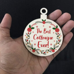 Red Ocean Best Colleague Christmas Bauble Tree Decoration Gift For Colleague Best Friend - thumbnail 5