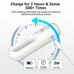 Led Night Light And Reading Lamp With Motion Sensor 2 In 1 Usb C Rechargeable Dusk To Dawn Torch - thumbnail 7