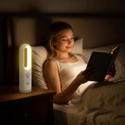 Led Night Light And Reading Lamp With Motion Sensor 2 In 1 Usb C Rechargeable Dusk To Dawn Torch - thumbnail 3