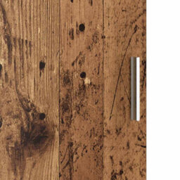 Berkfield Brown Sideboard Old Wood Wood Veneer Compact Brown Sideboard - thumbnail 8
