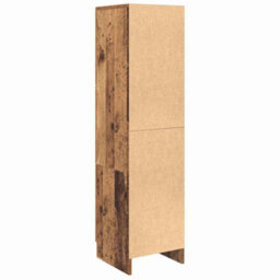 Berkfield Brown Sideboard Old Wood Wood Veneer Compact Brown Sideboard - thumbnail 7