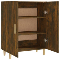 Berkfield Sideboard Smoked Oak 70X34X90 Cm Engineered Wood - thumbnail 5