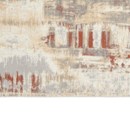 Grey Rust Abstract Modern Living Room Bedroom & Dining Room Rug-244Cm X 305Cm - thumbnail 5