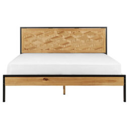 Beliani Bed Ervillers 160 X 200 Cm (Eu King Size) Natural Acacia - thumbnail 4
