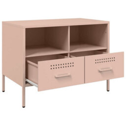 Berkfield Tv Cabinet Pink 68X39X50.5 Cm Steel - thumbnail 9
