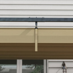 Outsunny 3X2M Metal Pergola Gazebo Patio Sun Shelter Retractable Canopy Khaki - thumbnail 7