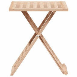 Berkfield Coffee Table Foldable 33X33X40,5 Cm Solid Wood Walnut - thumbnail 5