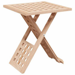 Berkfield Coffee Table Foldable 33X33X40,5 Cm Solid Wood Walnut - thumbnail 2