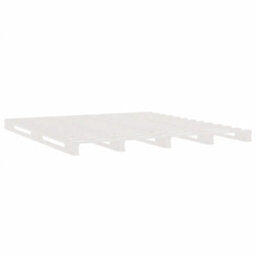 Berkfield Pallet Bed White 120X190 Cm Small Double Wood Pine - thumbnail 4
